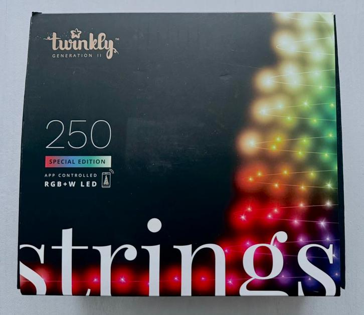 Twinkly strings 250 RGB+WIT special edition GEN 2, Diversen, Kerst, Zo goed als nieuw, Ophalen of Verzenden