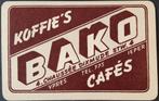 1 Speelkaart Bako Koffie's, Ophalen of Verzenden, Zo goed als nieuw
