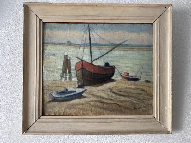 Mooi oud schilderijtje., Antiek en Kunst, Kunst | Schilderijen | Klassiek, Ophalen