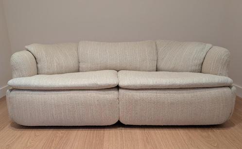 Vintage 2-zit sofa - Alberto Rosselli Saportiti (1970s), Huis en Inrichting, Zetels | Zetels, Gebruikt, Rechte bank, Tweepersoons