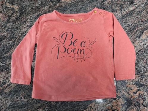 Taille 80 T-shirt rose saumon manches longues 'be a poem', Enfants & Bébés, Vêtements de bébé | Taille 80, Comme neuf, Fille, Chemisette ou Manches longues