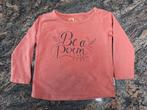 Mt 80 Zalmroze T-shirt lange mouwen 'be a poem', Kinderen en Baby's, Babykleding | Maat 80, Tumble 'n Dry, Meisje, Ophalen of Verzenden