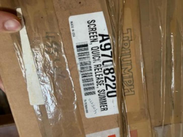 Triumph Bonneville quick relaise summer screen, Motoren, Accessoires | Overige, Nieuw, Ophalen of Verzenden