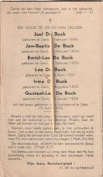 Victime de guerre 1940-1945, Envoi