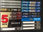 20 cassettes encore neuves, 2 à 25 cassettes audio, Neuf, dans son emballage, Envoi