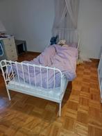 Wit meegroeibed Ikea Minnen, Kinderen en Baby's, Kinderkamer | Bedden, Ophalen, 85 tot 100 cm, 140 tot 160 cm, Zo goed als nieuw