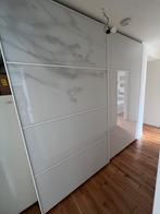 Double Ikea PAX wardrobe 236 250 60 with sliding doors, Huis en Inrichting, Kasten | Kleerkasten, Met hangruimte, 200 cm of meer