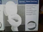 Twee verhoogde toiletzittingen van Savanah 10cm met deksel., Doe-het-zelf en Bouw, Sanitair, Nieuw, Steen, Toilet, Ophalen