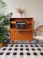 Vintage midcentury secretaire | bureau | kast retro, Ophalen, Gebruikt, Vintage midcentury