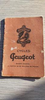 oud garantiebewijs van Peugeot fiets, 1940, Verzamelen, Merken en Reclamevoorwerpen, Ophalen of Verzenden, Gebruikt, Overige typen