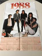 George Michael Jackson Bruce Springsteen kalender 1988, Ophalen of Verzenden, Gebruikt, Poster, Artwork of Schilderij
