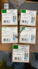 Houtschroef met platte kop en snijgroef tx40 8x80/72, Enlèvement, Comme neuf