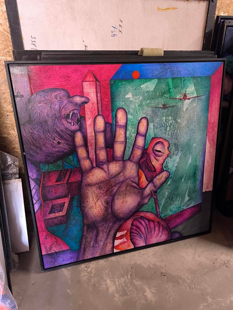 Peinture de Roland Lavianne. 121/122. 2000 euros., Antiquités & Art, Enlèvement