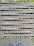 Houten tuintegel, Ophalen, Zo goed als nieuw, Geïmpregneerd