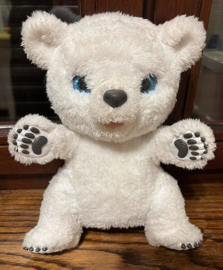 FurReal interactieve ijsbeer 30 cm., Kinderen en Baby's, Speelgoed | Educatief en Creatief, Gebruikt, Ontdekken, Met geluid, Ophalen of Verzenden