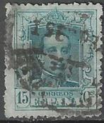 Spanje 1882 - Yvert 277 - Koning Alfons XIII - 15 c. (ST), Timbres & Monnaies, Timbres | Europe | Espagne, Affranchi, Envoi