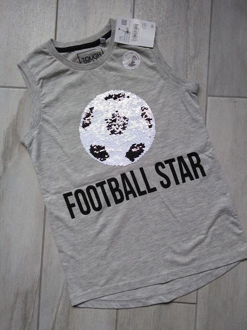★ M128 - Nieuw t-Shirt zonder mouwen voetbal, Kinderen en Baby's, Kinderkleding | Maat 128, Nieuw, Jongen, Shirt of Longsleeve