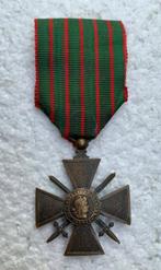 Medaille, Franse Croix de Guerre, 1914-16 Versie WOI, Ophalen of Verzenden, Landmacht, Lintje, Medaille of Wings
