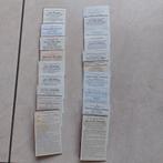 Lot van 19 oude doodsprentjes geboren te Wervik, Ophalen of Verzenden