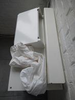 Lot accessoires salle de bain porte serviette et bac à linge, Comme neuf, Serviette, Enlèvement ou Envoi, Blanc