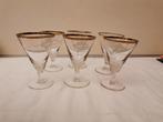 Martini glazen vintage, Ophalen of Verzenden, Zo goed als nieuw