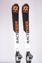 153 cm ski's VOLKL RACETIGER SRC BLACK/white, WOODCORE, grip, Sport en Fitness, Skiën en Langlaufen, Overige merken, Ski, Gebruikt