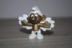 Variant vliegende smurf , Goudkleurig , Bully 1973 Peyo, Verzamelen, Ophalen of Verzenden, Gebruikt, Overige Smurfen, Poppetje, Figuurtje of Knuffel