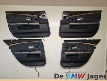 Deurpaneel leder zwart BMW 7-serie E65 51417038495