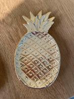 Schaaltje Ananas Goud, Ophalen of Verzenden, Zo goed als nieuw, Schaal of Schalen