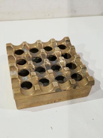Vintage sigaren asbak messing , naar  Ultima 15  Beck & Jung beschikbaar voor biedingen