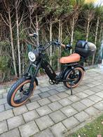 OneMile Elektrische Fatbike / E-bromfiets+Topkoffer+Papieren, Ophalen, Zo goed als nieuw, 50 km per accu of meer, Overige merken