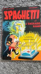 Spaghetti et l'émeraude rouge Lombard 1974 E.O., Gelezen, Attanasio et Goscinny, Eén stripboek, Ophalen of Verzenden