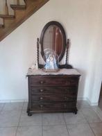 Commode met spiegel, Ophalen, Gebruikt, Eikenhout