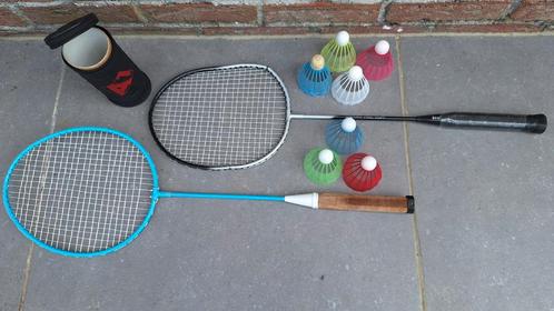 Badmintonrackets en shuttles, Sport en Fitness, Badminton, Gebruikt, Ophalen