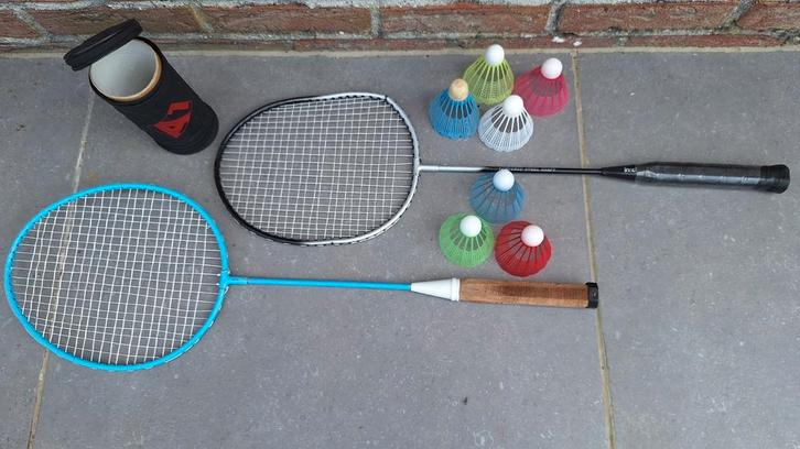 Badmintonrackets en shuttles, Sport en Fitness, Badminton, Gebruikt, Ophalen