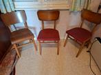 Vintage houten stoelen, 3 stuks, Ophalen