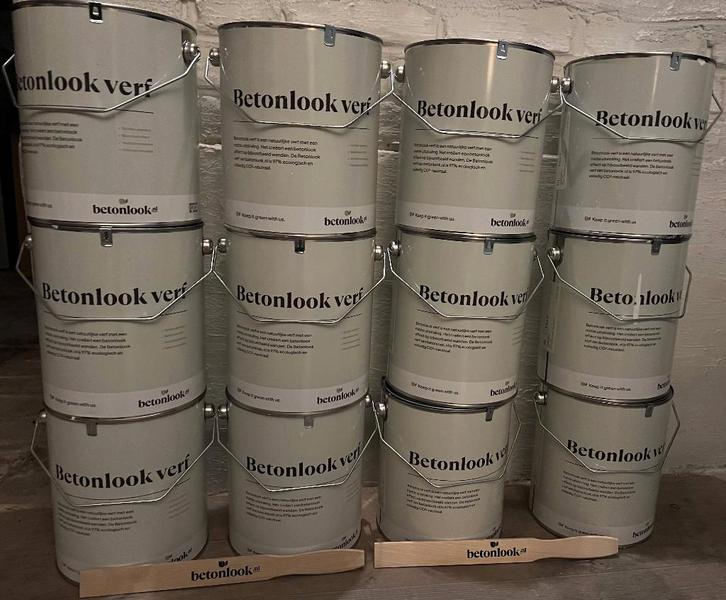 Betonlook Verf | BLV 100 Bechamel, Doe-het-zelf en Bouw, Verf, Beits en Lak, Nieuw, Verf, Ophalen