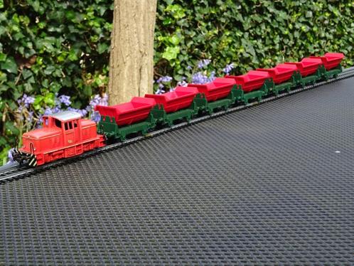 Locomotive de manœuvre avec bennes basculantes - Fleischmann, Hobby & Loisirs créatifs, Trains miniatures | HO, Utilisé, Set de Trains