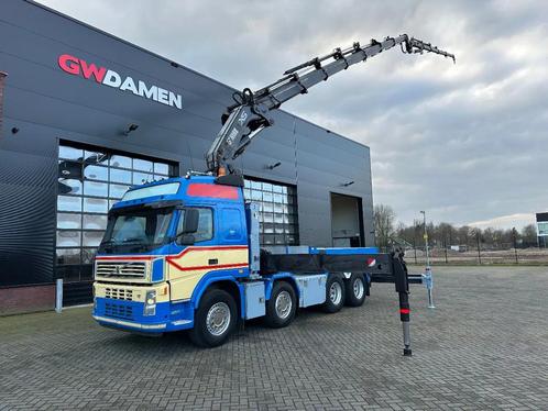 Volvo FM 480 8x4 Hiab 800 E-7 + Fly Jib, Winch (bj 2006), Auto's, Vrachtwagens, ABS, Airconditioning, Cruise Control, Elektrische buitenspiegels