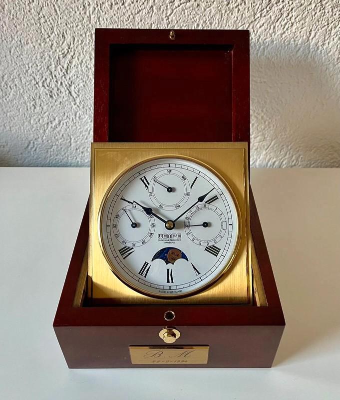 Horloge de table Wempe 2, Antiquités & Art, Antiquités | Horloges, Enlèvement ou Envoi
