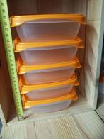 5 BOITES DE SURGELATION NEUVES DE 0,8 LITRES, Enlèvement, Neuf, Orange, Boîte