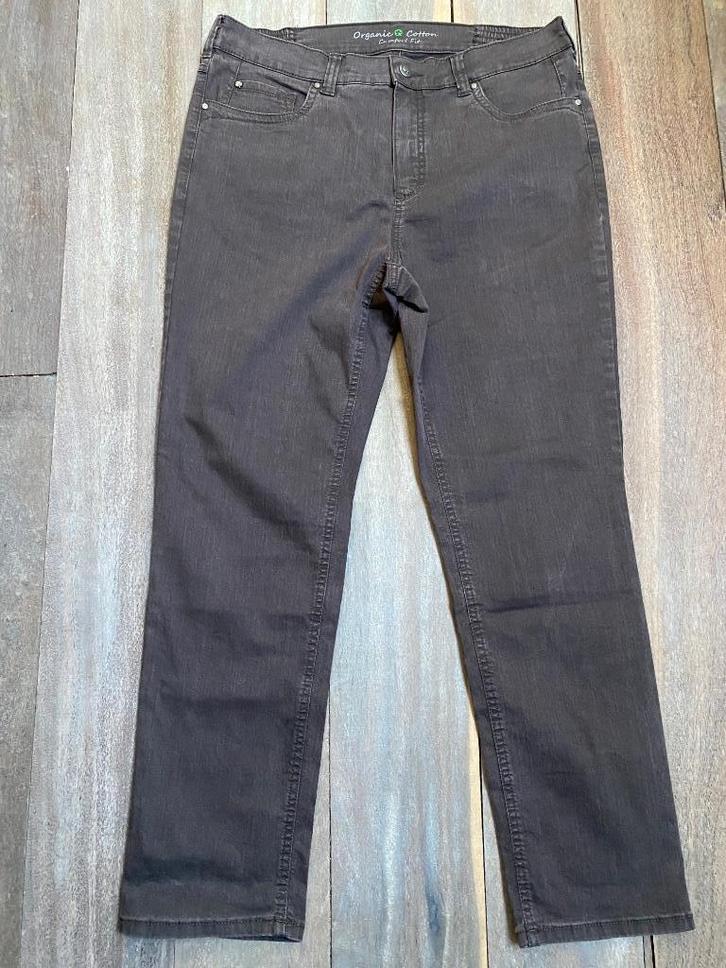 Jeans biologisch katoen bruin Comfort Fit maat 44 ZG st, Kleding | Dames, Spijkerbroeken en Jeans, Gedragen, W33 - W36 (confectie 42/44)