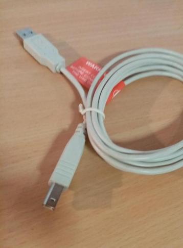 nieuw USB printer - kabel , lengte is 1m90 beschikbaar voor biedingen