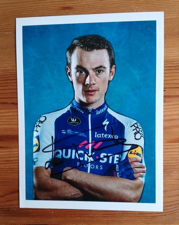 Gesigneerde foto van Yves Lampaert.  beschikbaar voor biedingen