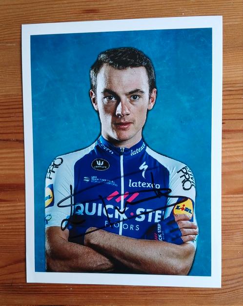 Gesigneerde foto van Yves Lampaert., Sport en Fitness, Wielrennen, Nieuw, Verzenden