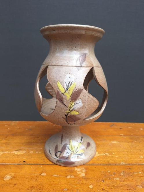 Franse aardewerk kandelaar handgemaakt, Antiek en Kunst, Antiek | Keramiek en Aardewerk, Ophalen