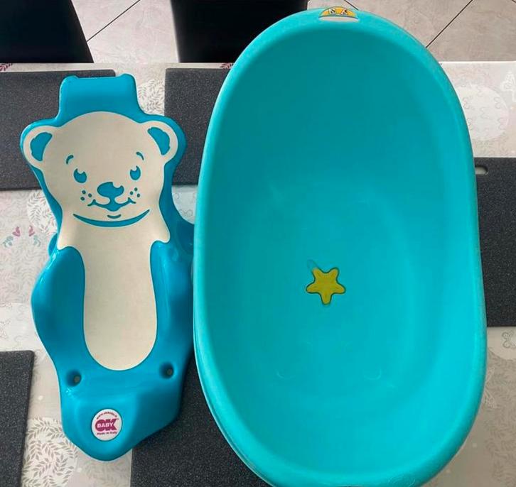 Babybadset-Bad+badzitje of verkleiner, Kinderen en Baby's, Badjes en Verzorging, Gebruikt, Badje, Overige merken
