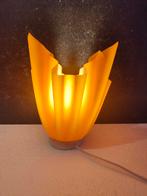 Vintage GEORGIA JACOBS oranje hars gevouwen lamp, Enlèvement ou Envoi