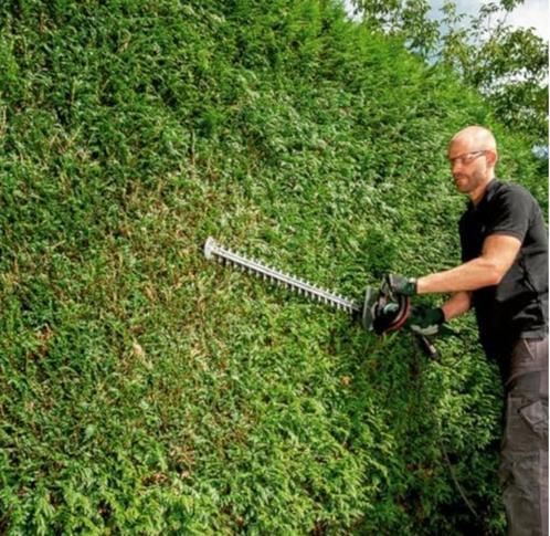 METABO HS 8755 ELEKTRISCHE HEGGENSCHAAR 560W 220V ZWAARD 55, Tuin en Terras, Heggenscharen, Gebruikt, Elektrisch, Ophalen of Verzenden