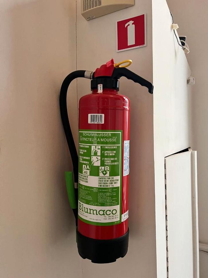 6 professionele schuimbrandblussers Blumaco – gekeurd ->2027, Articles professionnels, Articles professionnels Autre, Enlèvement